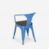 set tisch 80x80cm 4 stühle industrie stil holz metall küche hustle wood 