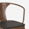 set tisch 80x80cm 4 stühle industriestil küche metall century wood 