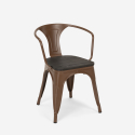 set tisch 80x80cm 4 stühle industriestil küche metall century wood 