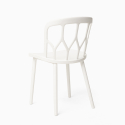 Set 2 Stühle Tisch 80cm rund beige Polypropylen Design Kento Modell