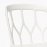 Set 2 Stühle Design Polypropylen quadratischen Tisch 70x70cm beige Saiku Eigenschaften