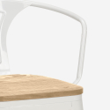  set tisch 60x60cm 4 hocker industrie küche bar bucket top light 