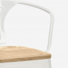 set metall tisch 60x60cm weiß 4 hocker bucket white top light 