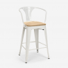 set metall tisch 60x60cm weiß 4 hocker bucket white top light Kauf
