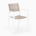 Set Runder Tisch 80cm beige 2 Stühle aus Polypropylen Design Fisher Katalog