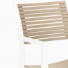 Set 2 Stühle schwarz runder Tisch 80cm modernes Design Fisher Dark Auswahl
