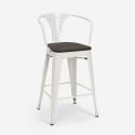  set tisch 60x60cm 4 hocker im industrie stil holz metal mason noix wood 