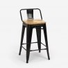 tisch set 60x60cm 4 hocker schwarz metall bar küche bucket steel black Kauf