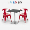 set 2 stühle tisch 70x70cm horeca bar restaurants starter silver Katalog