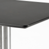 set 2 stühle tisch 70x70cm horeca bar restaurants starter silver 