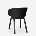 Set Tisch 80x80cm 4 Stühle Polypropylen Metall Krust Light 