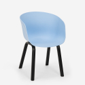 Set Tisch 80x80cm 4 Stühle modernes Design Metall Krust Dark Preis