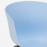 set quadratischer esstisch tisch 80x80cm 4 stühle Lix modernes design krust Kauf
