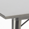 set quadratischer esstisch tisch 80x80cm 4 stühle Lix modernes design krust 