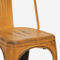 set tisch esstisch 120x60cm 4 stühle  holz metall vintage weimar 
