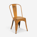 set tisch esstisch 120x60cm 4 stühle  holz metall vintage weimar 