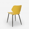 set tisch 80x80cm 4 stühle polypropylen metall howe dark 