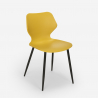 set tisch 80x80cm 4 stühle polypropylen metall howe dark 