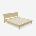 Doppelbett 160x190cm Modernes Holz-Design mit Lattenrost Linz Sales