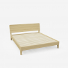 Doppelbett 160x190cm Modernes Holz-Design mit Lattenrost Linz Rabatte