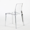 Set Esstisch Tisch 160x80cm 4 transparente Stühle Industrial Design Hilton Kosten