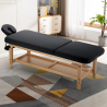Stationäre Profi-Massageliege Holz 2 Zonen 225 cm Comfort Modell