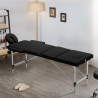 Tragbare, Klappbare Höhenverstellbare 3-Zonen Thai Massageliege 210 cm aus Aluminium 