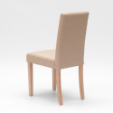 Gepolsterter Stuhl mit Bezug im Henriksdal-Stil für Restaurant aus Holz Comfort Luxury Kauf