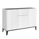 Anrichte 3 Türen Schublade 120x40cm Wohnzimmer Flur Küche Rachel Angebot