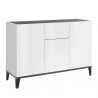 Anrichte 3 Türen Schublade 120x40cm Wohnzimmer Flur Küche Rachel Angebot