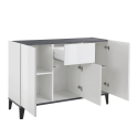 Anrichte 3 Türen Schublade 120x40cm Wohnzimmer Flur Küche Rachel Sales