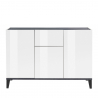 Anrichte 3 Türen Schublade 120x40cm Wohnzimmer Flur Küche Rachel Rabatte
