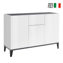 Anrichte 3 Türen Schublade 120x40cm Wohnzimmer Flur Küche Rachel Verkauf