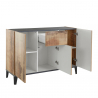 Anrichte Sideboard 120x40cm Flur Wohnzimmer 3 Türen Schublade Rachel Report Sales