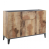Anrichte Sideboard 120x40cm Flur Wohnzimmer 3 Türen Schublade Rachel Report Angebot