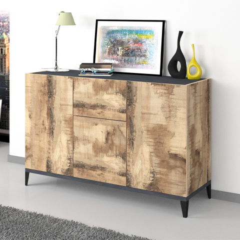 Anrichte Sideboard 120x40cm Flur Wohnzimmer 3 Türen Schublade Rachel Report Aktion