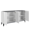 Sideboard mit 4 Türen 160x40cm für Küche, Esszimmer, Eingang Audrey Sales