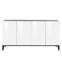 Sideboard mit 4 Türen 160x40cm für Küche, Esszimmer, Eingang Audrey Rabatte