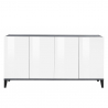 Sideboard mit 4 Türen 160x40cm für Küche, Esszimmer, Eingang Audrey Rabatte