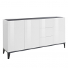 Sideboard 160x40cm, 3 Schiebetüren, 3 Schubladen, Flur Wohnzimmer Rebecca Angebot