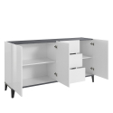 Sideboard 160x40cm, 3 Schiebetüren, 3 Schubladen, Flur Wohnzimmer Rebecca Sales