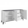 Sideboard 160x40cm, 3 Schiebetüren, 3 Schubladen, Flur Wohnzimmer Rebecca Sales