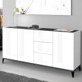 Sideboard 160x40cm, 3 Schiebetüren, 3 Schubladen, Flur Wohnzimmer Rebecca Aktion