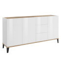 Sideboard 160x40cm mit 3 Türen und 3 Schubladen für Küche oder Flur Rebecca Wood Angebot