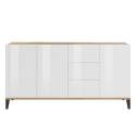 Sideboard 160x40cm mit 3 Türen und 3 Schubladen für Küche oder Flur Rebecca Wood Rabatte