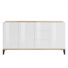 Sideboard 160x40cm mit 3 Türen und 3 Schubladen für Küche oder Flur Rebecca Wood Rabatte