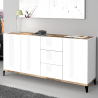 Sideboard 160x40cm mit 3 Türen und 3 Schubladen für Küche oder Flur Rebecca Wood Aktion
