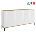 Sideboard 160x40cm mit 3 Türen und 3 Schubladen für Küche oder Flur Rebecca Wood Verkauf