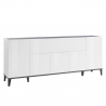 Design-Sideboard Stephanie 200x40cm, 5 Türen, Klappfach, für Flur und Wohnzimmer Angebot