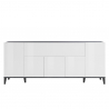 Design-Sideboard Stephanie 200x40cm, 5 Türen, Klappfach, für Flur und Wohnzimmer Rabatte